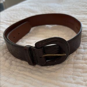 Polo Ralph Lauren genuine lizard brown belt